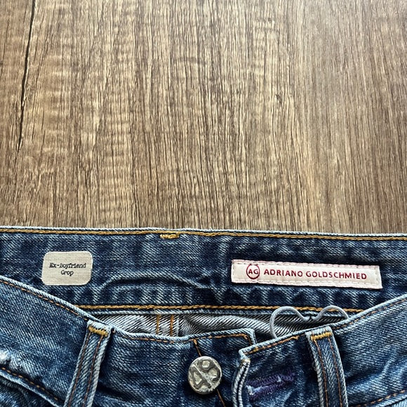 AG Adriano Goldschmied ex boyfriend crop jean - Picture 4 of 6